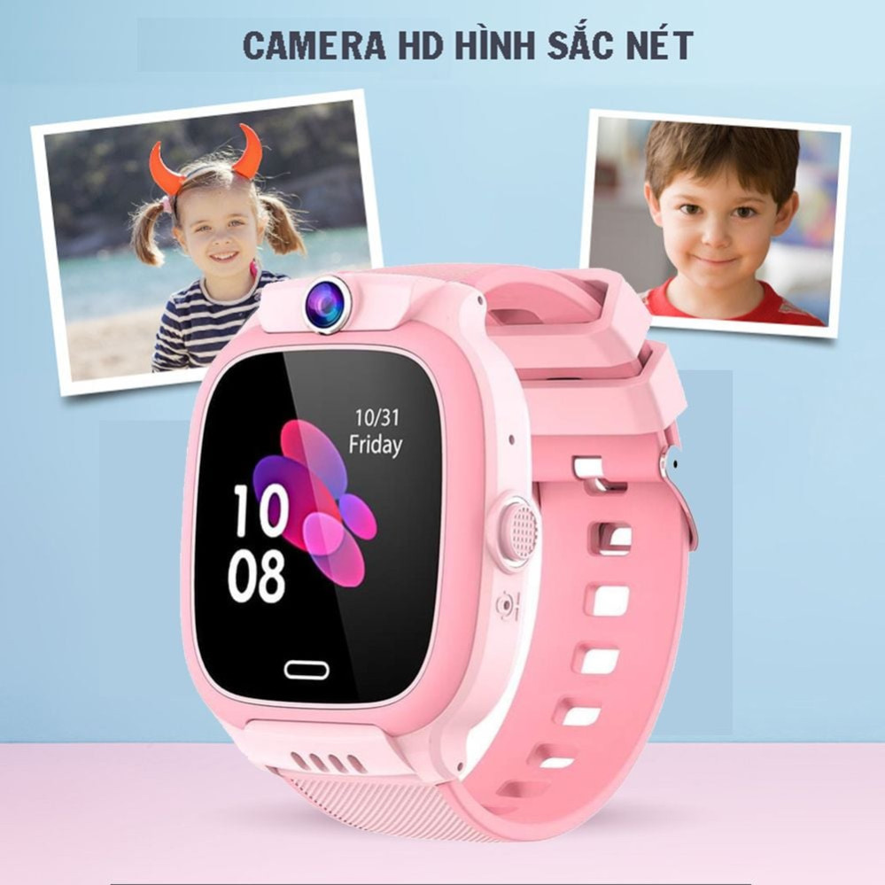 Đồng Hồ Thông Minh cho Trẻ em 6 đến 11 tuổi Lắp Sim Độc lập nghe gọi 2 chiều AMA Watch Y31